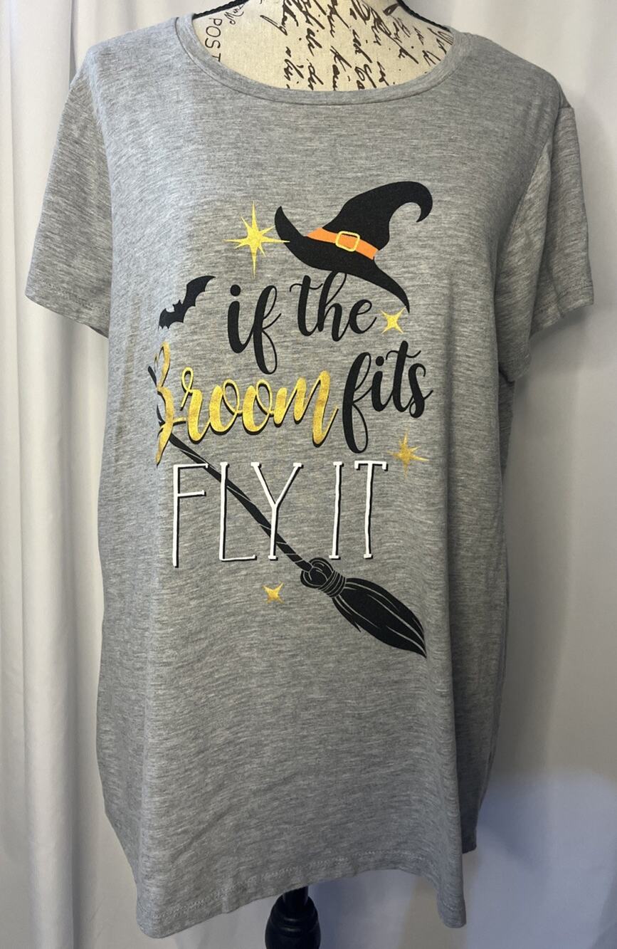 Bobbie Brooks Short Sleeve Halloween T-Shirt Women’s XL